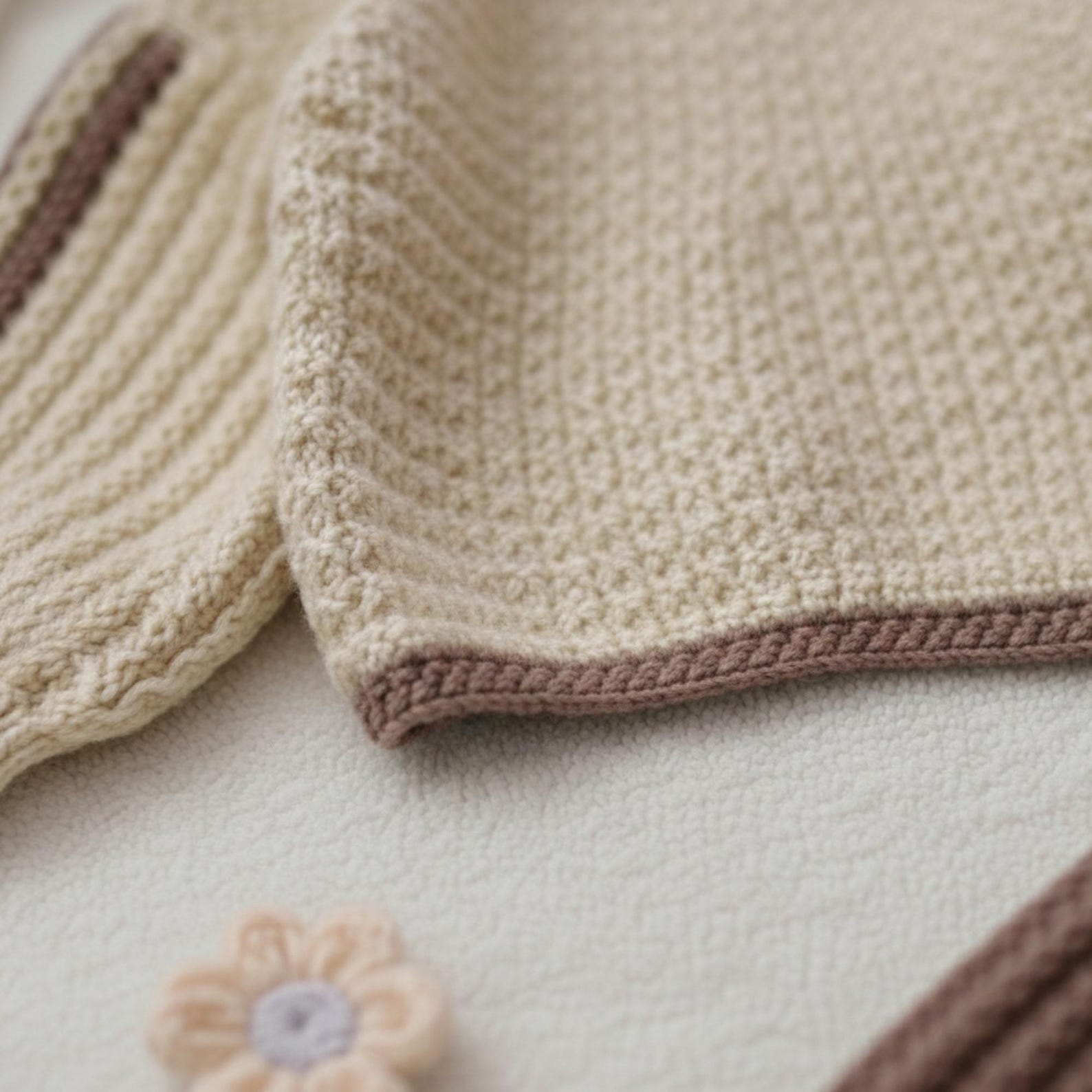 Handmade Crochet Baby Girl Outfit – Cozy Fall & Winter Set | Nestboria