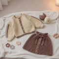Handmade Crochet Baby Girl Outfit – Cozy Fall & Winter Set | Nestboria