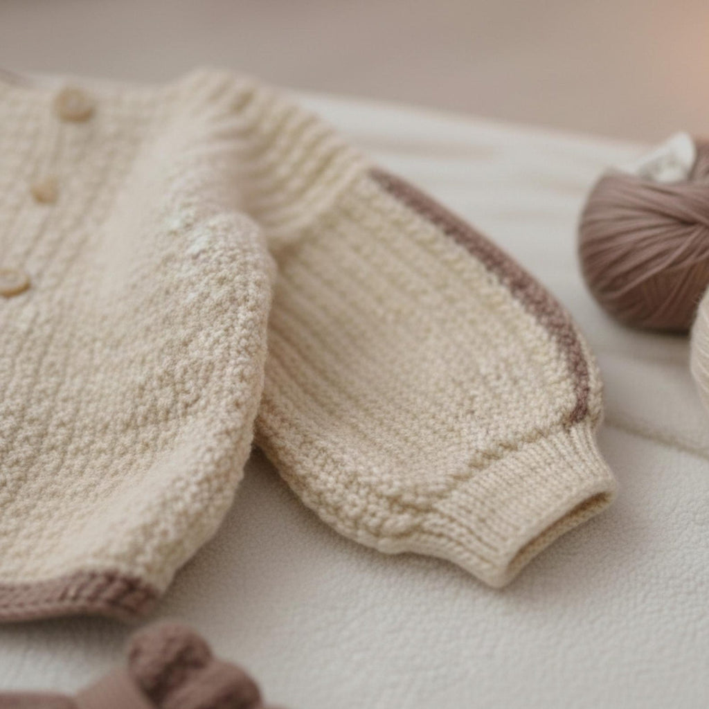 Handmade Crochet Baby Girl Outfit – Cozy Fall & Winter Set | Nestboria